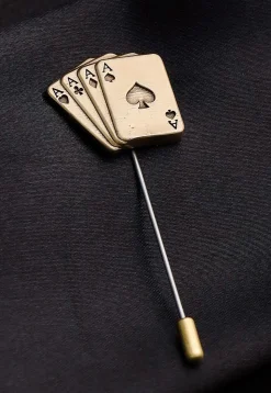 Aces Rule Metallic Lapel Pin