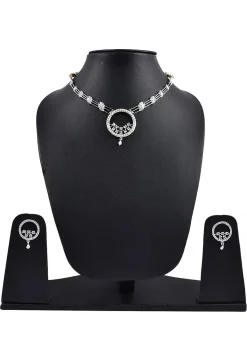 American Diamond Studded Necklace Set