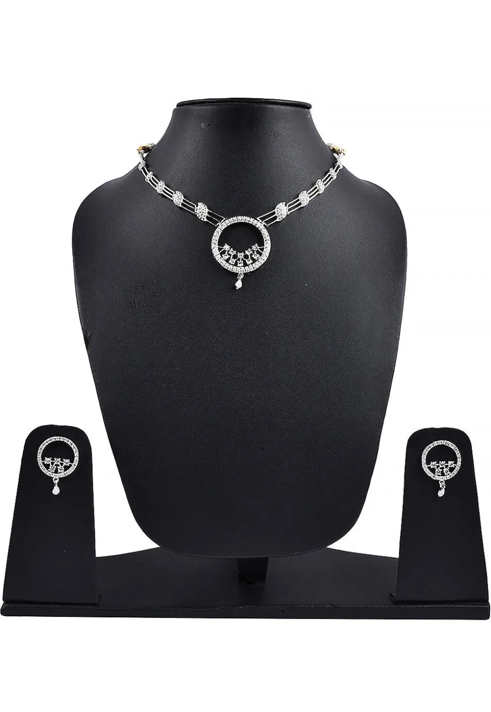 American Diamond Studded Necklace Set