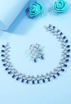 American Diamond Studded Necklace Set