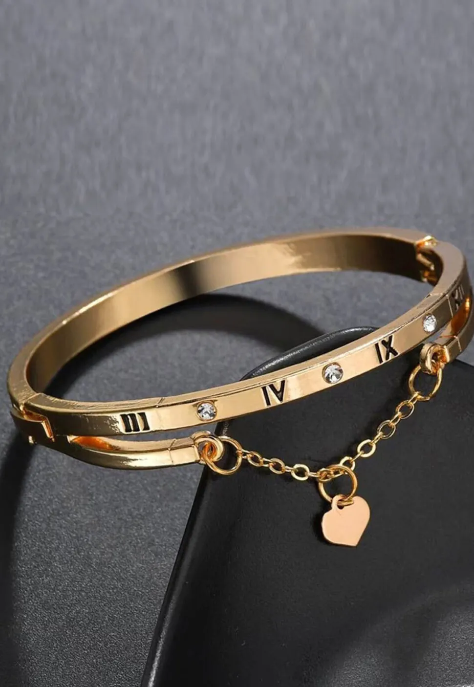 American Diamond Studded Openable Bracelet