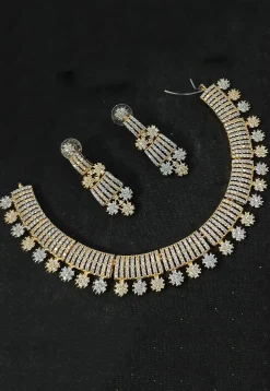 American Diamond Studded Necklace Set