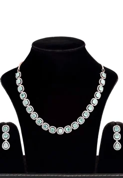 American Diamond Studded Necklace Set