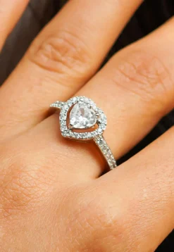 American Diamond Studded Adjustable Ring