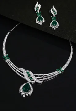 American Diamond Studded Necklace Set