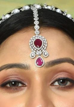 American Diamond Studded Choker Necklace Set