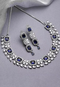 American Diamond Studded Necklace Set