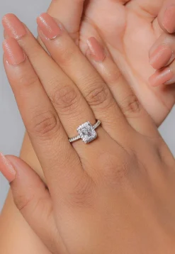 American Diamond Studded Adjustable Ring