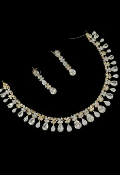 American Diamond Studded Necklace Set