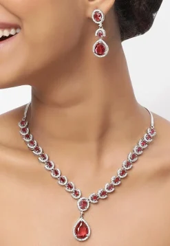 American Diamond Studded Necklace Set