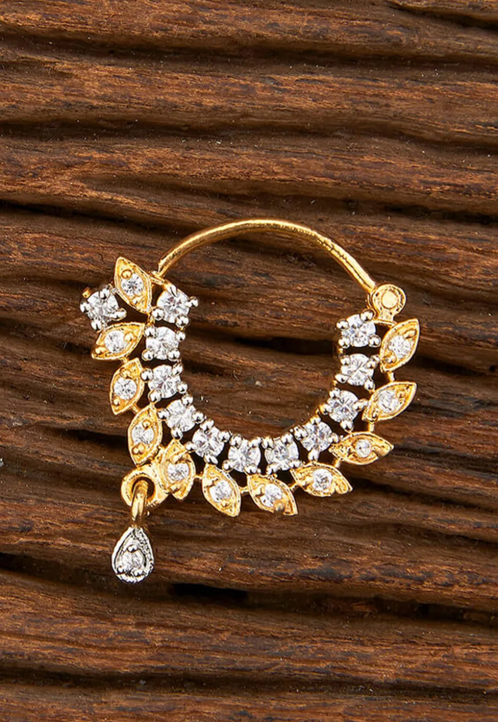 American Diamond Studded Nose Ring
