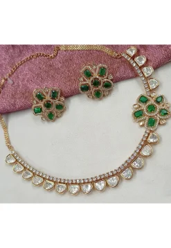 American Diamond Studded Necklace Set