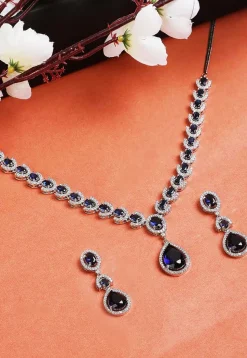 American Diamond Studded Necklace Set