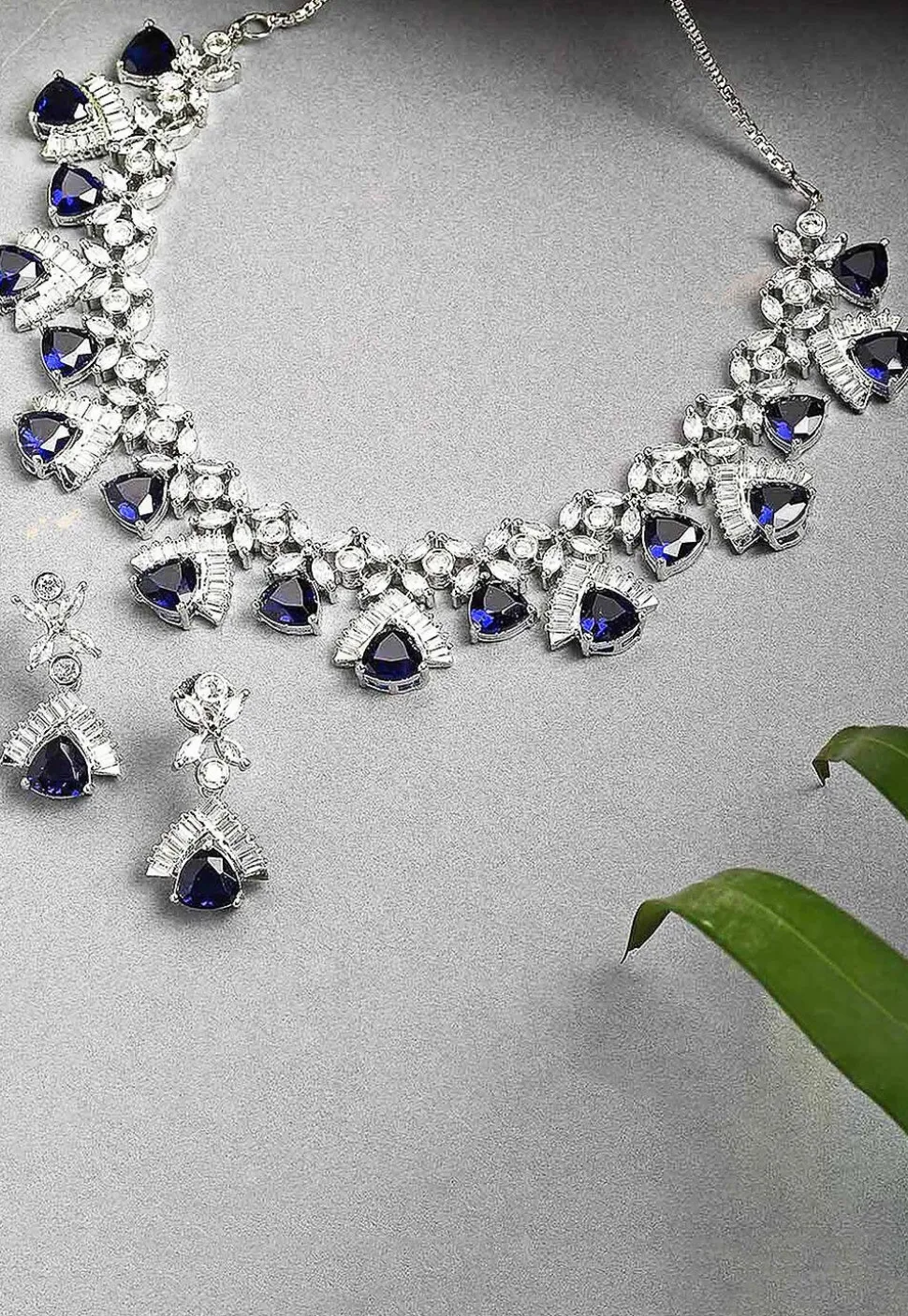 American Diamond Studded Necklace Set