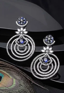 American Diamond Studded Chandbali Earrings