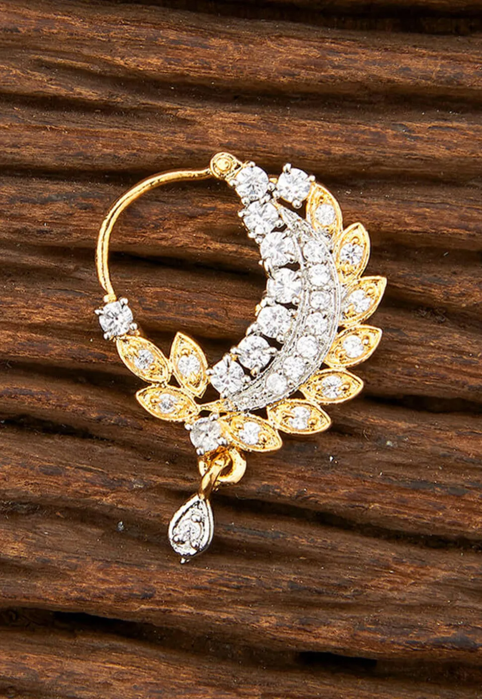 American Diamond Studded Nose Ring