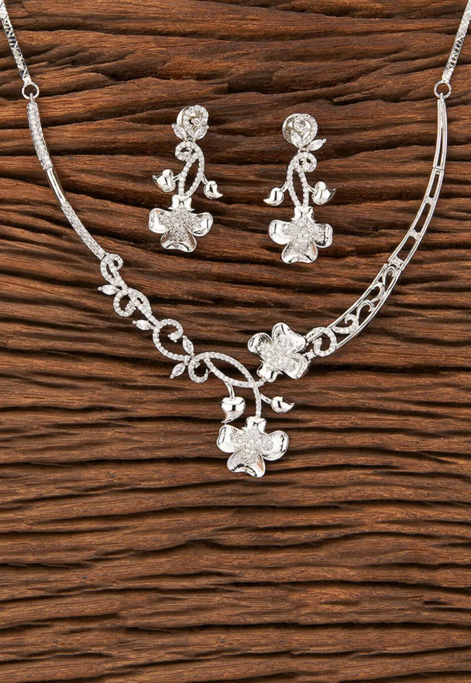 American Diamond Studded Necklace