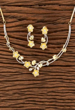 American Diamond Studded Necklace