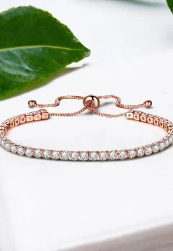 American Diamond Studded Adjustable Bracelet