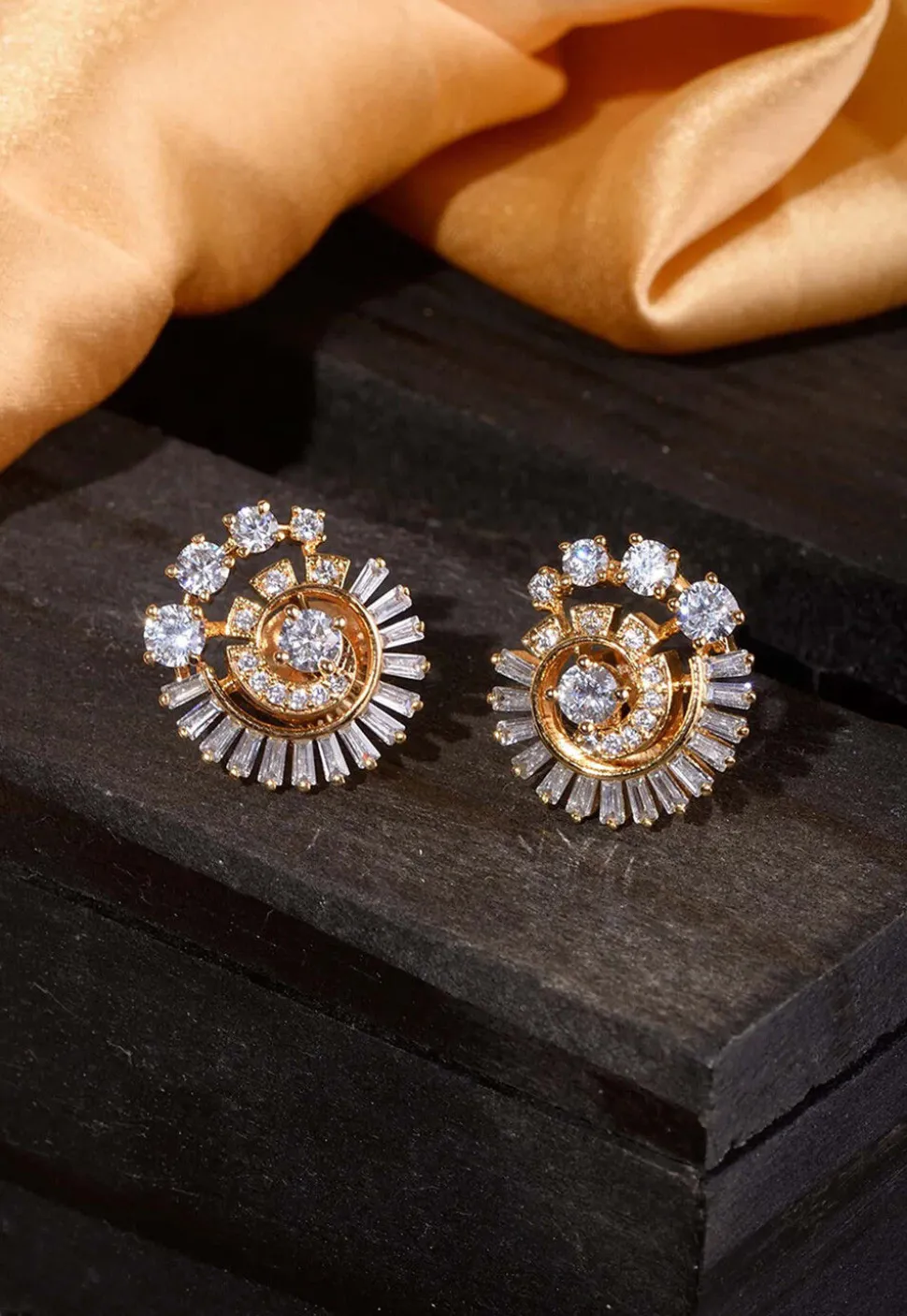 American Diamond Studded Earrings