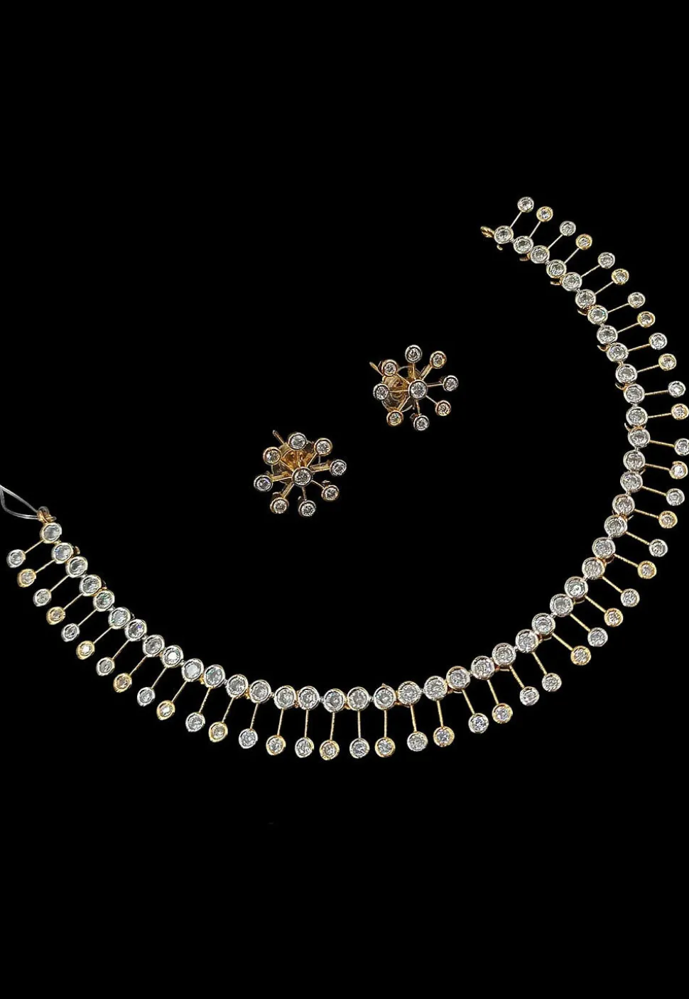 American Diamond Studded Necklace Set