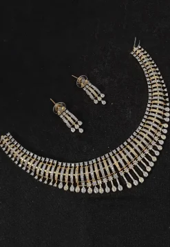 American Diamond Studded Necklace Set