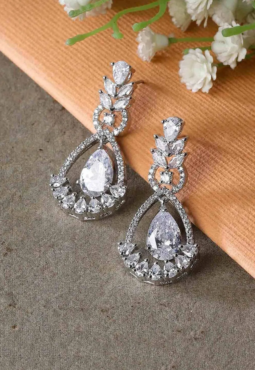 American Diamond Studded Earrings