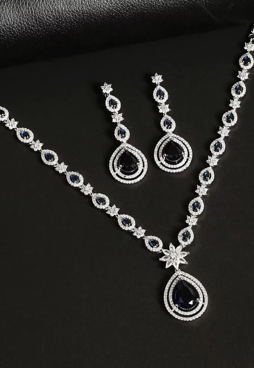 American Diamond Studded Necklace Set