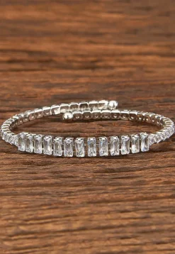 American Diamond Studded Adjustable Bracelet