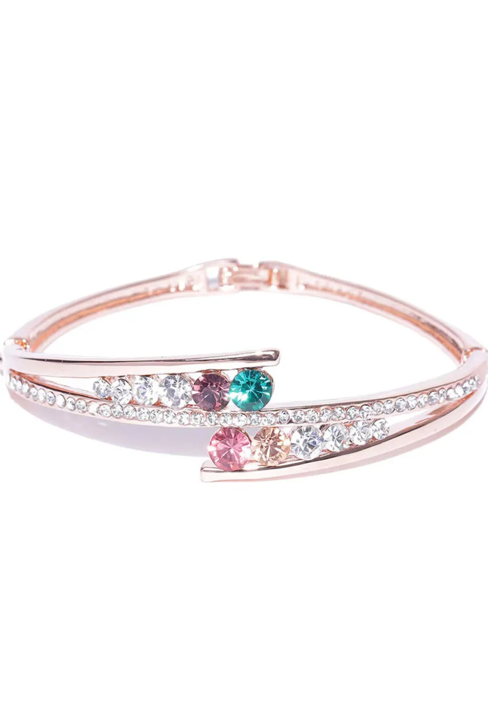 American Diamond Studded Openable Bracelet