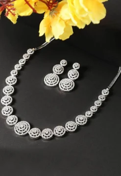 American Diamond Studded Necklace Set
