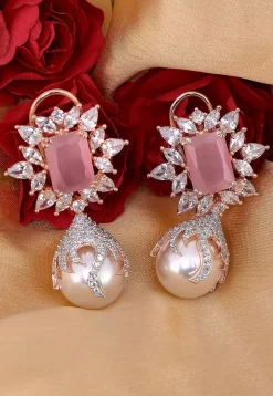 American Diamond Studded Earrings