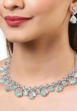 American Diamond Studded Necklace Set