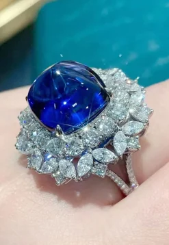 American Diamond Studded Adjustable Ring