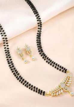 American Diamonds Studded Mangalsutra Set