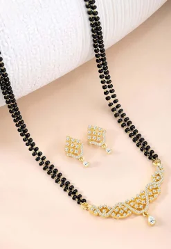 American Diamonds Studded Mangalsutra Set