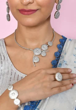 American Diamonds Studded Necklace Set