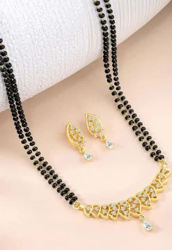American Diamonds Studded Mangalsutra Set