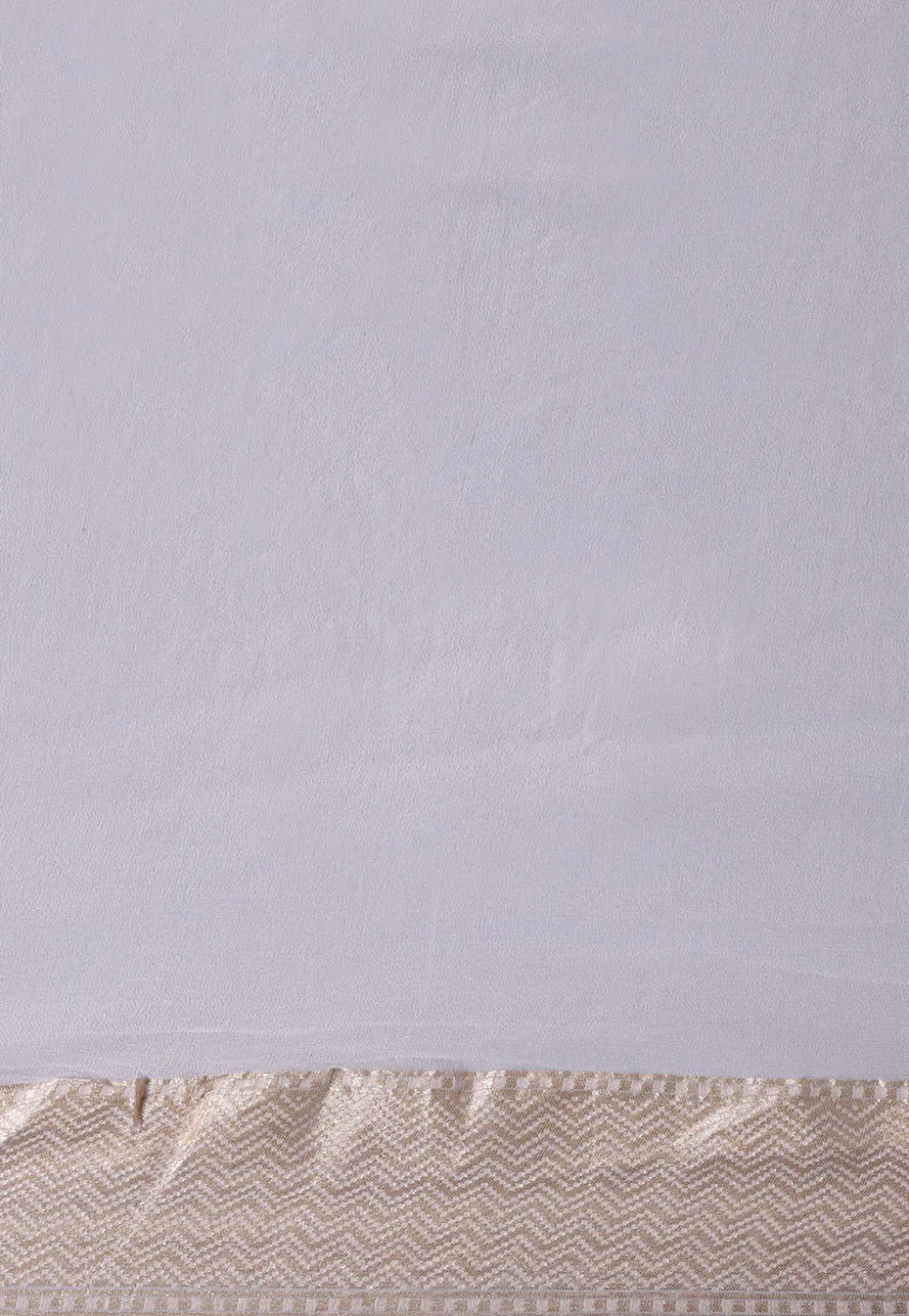 Banarasi Georgette Saree in White