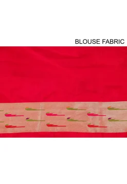 Banarasi Handloom Pure Katan Silk Saree in Fuchsia