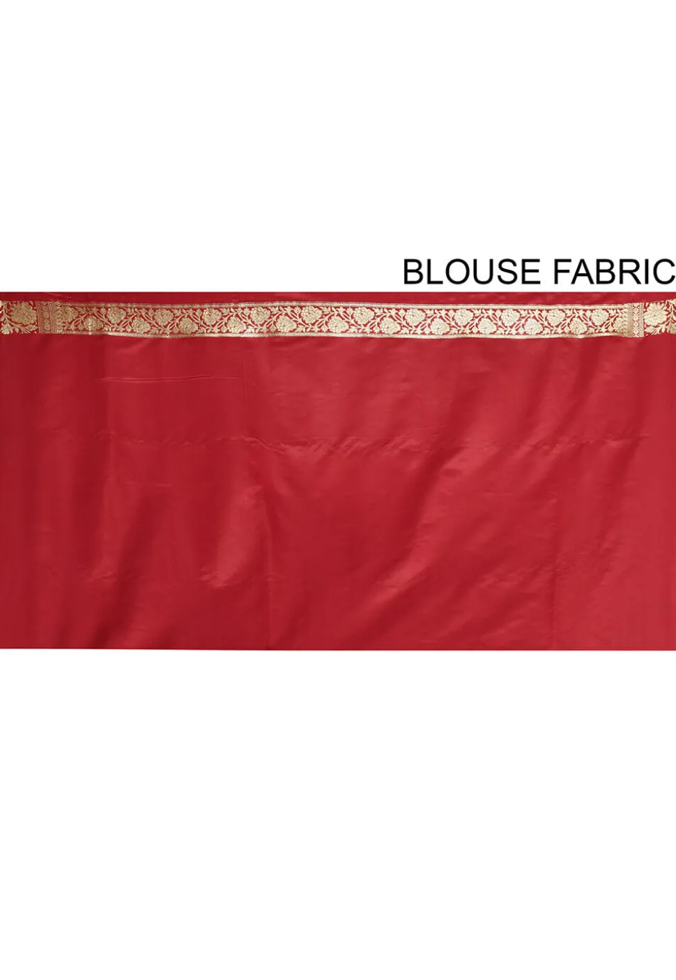 Banarasi Katan Silk Saree in Off White and Red