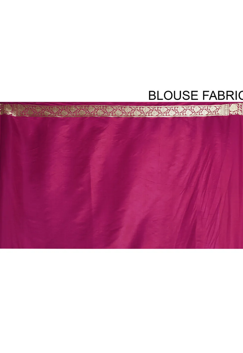 Banarasi Katan Silk Saree in Off White and Magenta