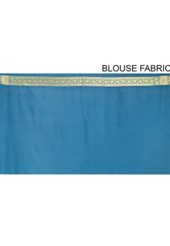 Banarasi Katan Silk Saree in Blue