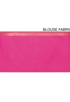 Banarasi Katan Silk Saree in Fuchsia