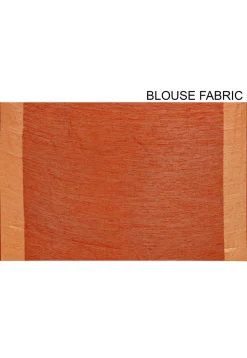 Banarasi Matka Silk Saree in Rust