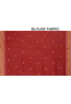 Banarasi Muga Silk Saree in Maroon
