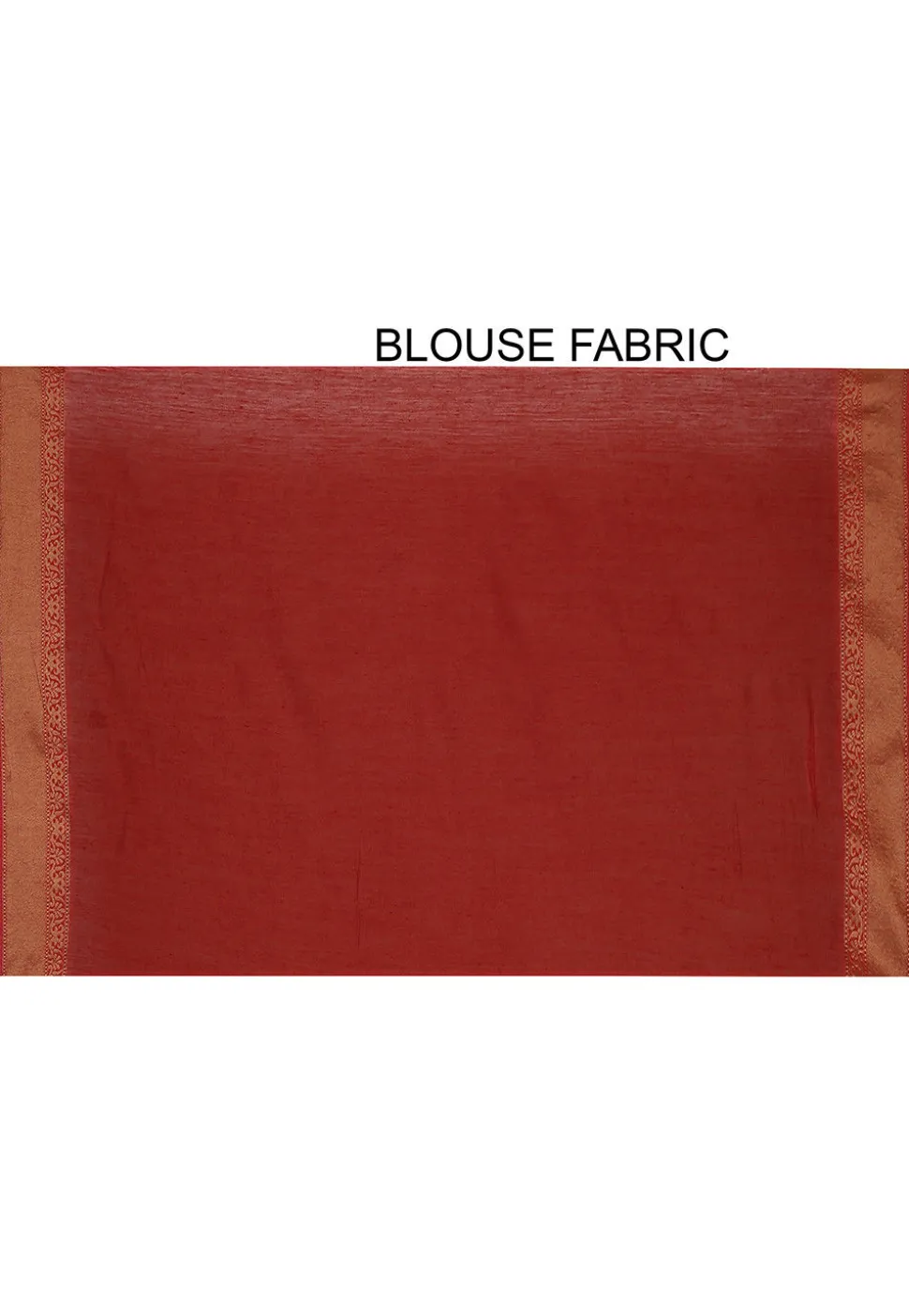 Banarasi Muga Silk Saree in Rust