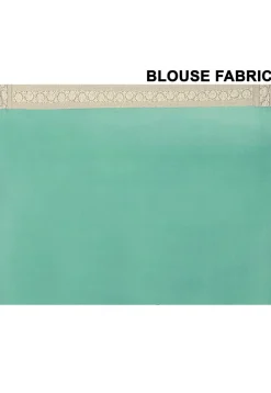 Banarasi Pure Chiffon Saree in Sea Green