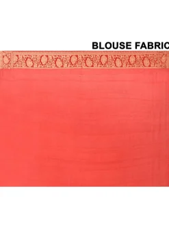 Banarasi Pure Crepe Silk Saree in Yellow