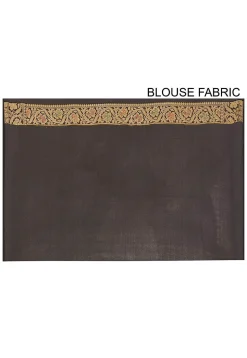 Banarasi Pure Georgette Silk Saree in Black